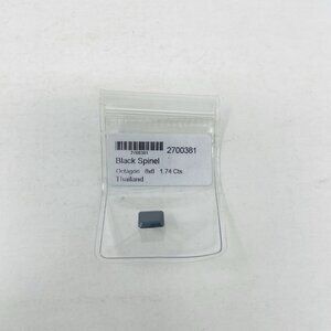 Shop LC‎ Thai Black Spinel Octagon 8x6 mm Loose Gemstone for Jewelry Making 5077